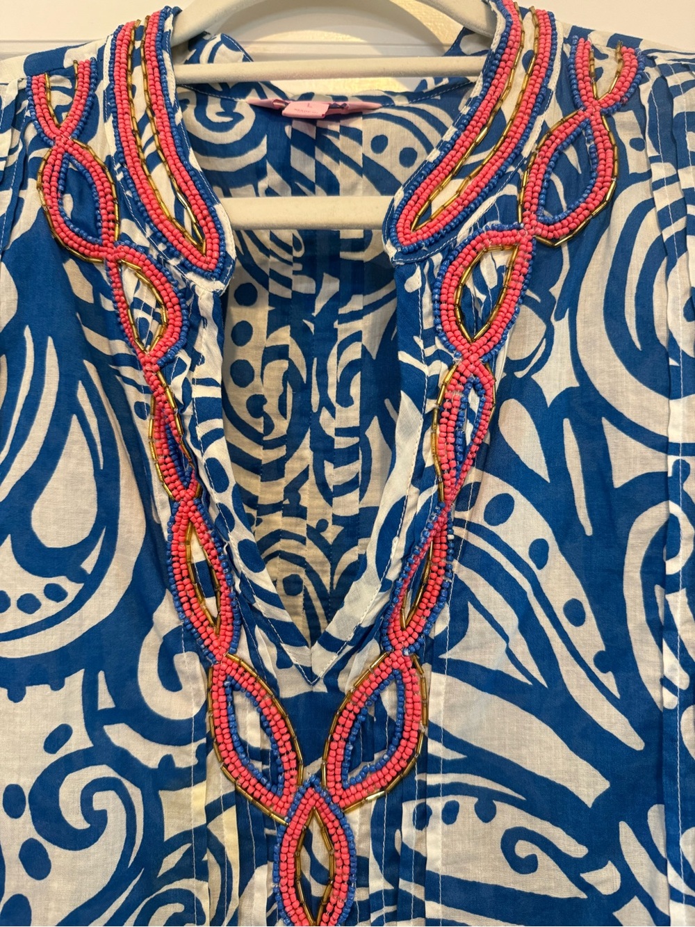 Lilly Pulitzer Sarasota Beaded Tunic - Picture 6 of 8